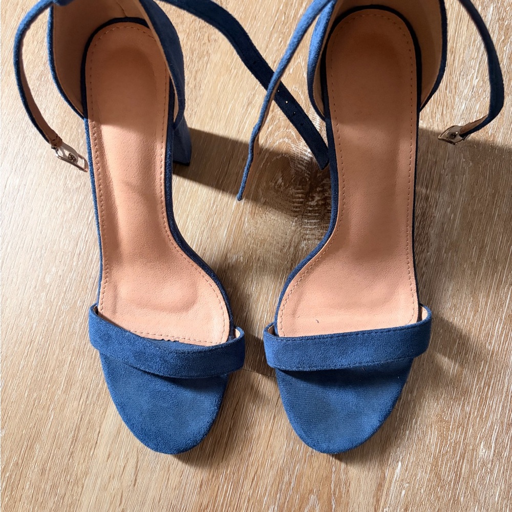SHEIN Chic Blue Heels